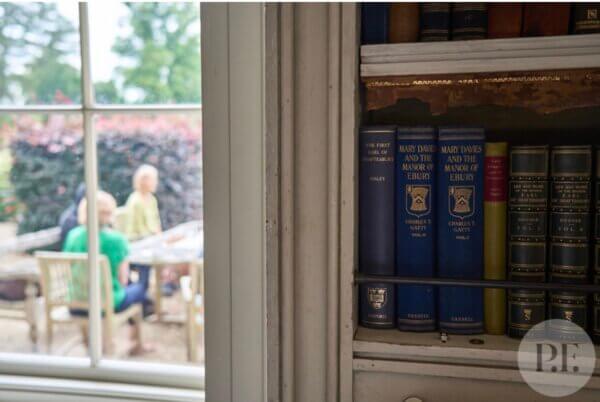 Photo of Books in a Library